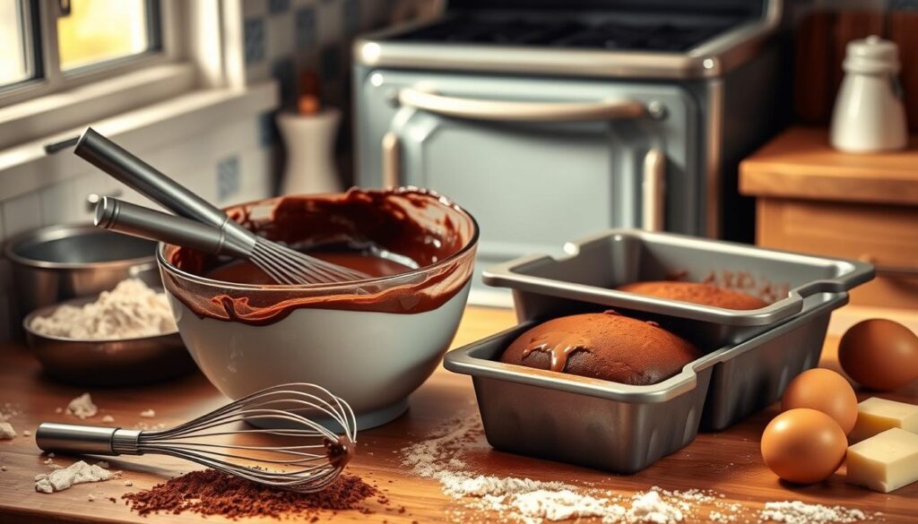 Baking chocolate pound cake Baking chocolate pound cake
