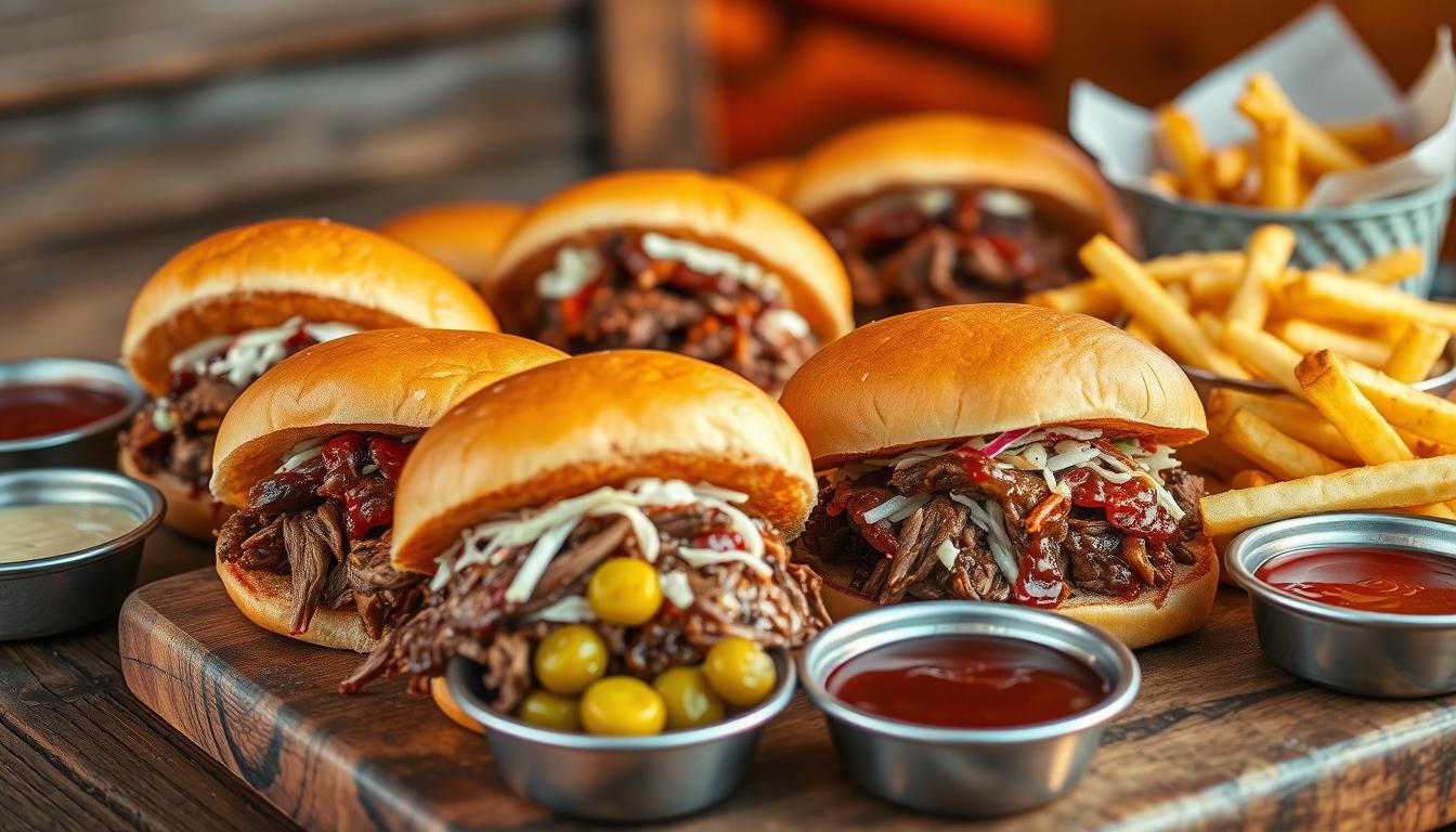 barbecue beef sandwiches