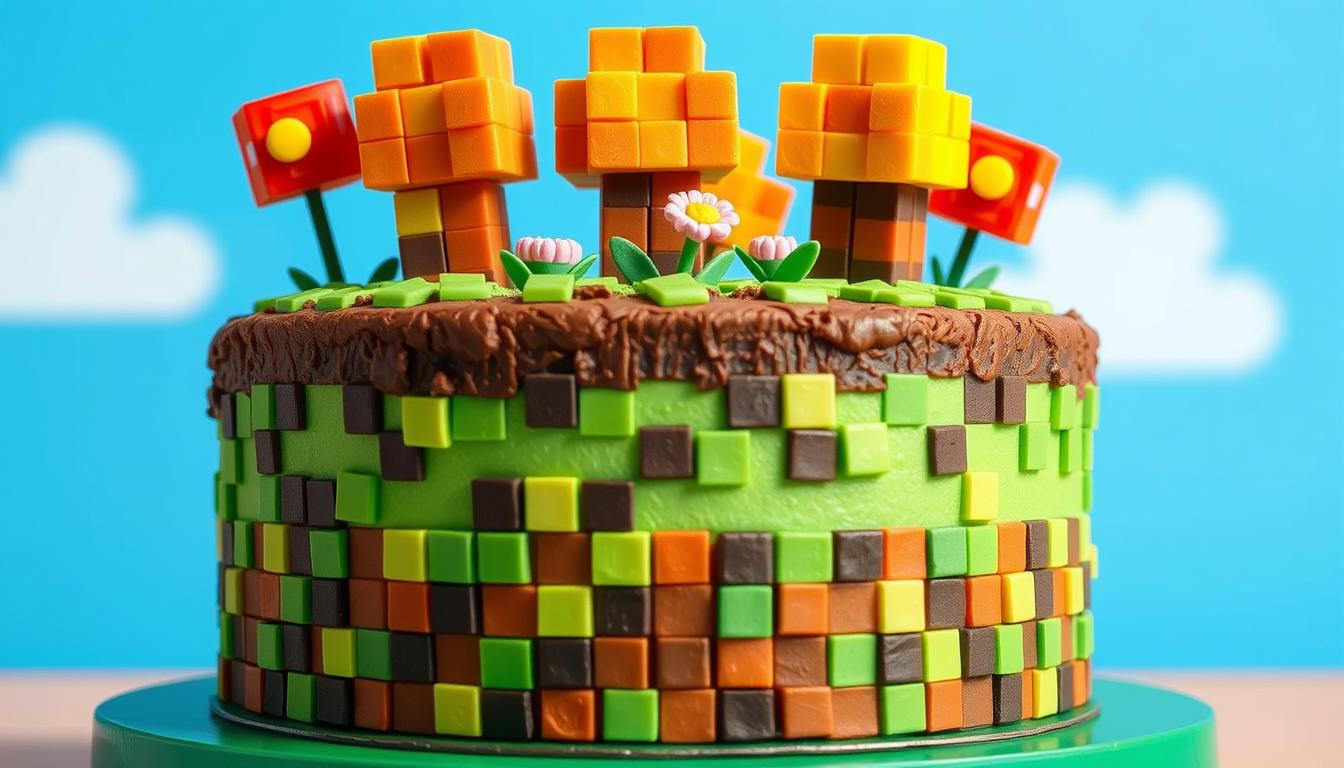 minecraft cake recipe