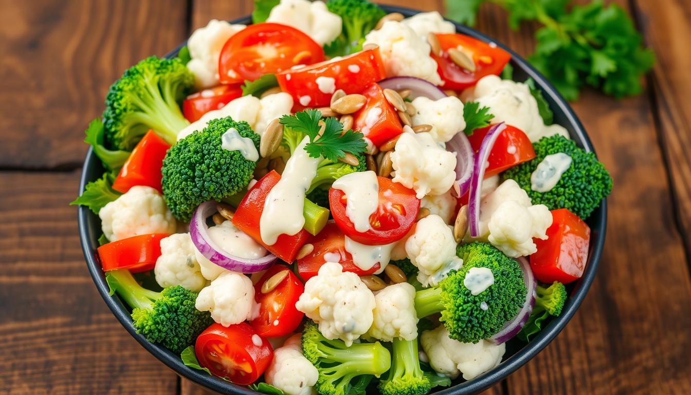 broccoli cauliflower salad recipe