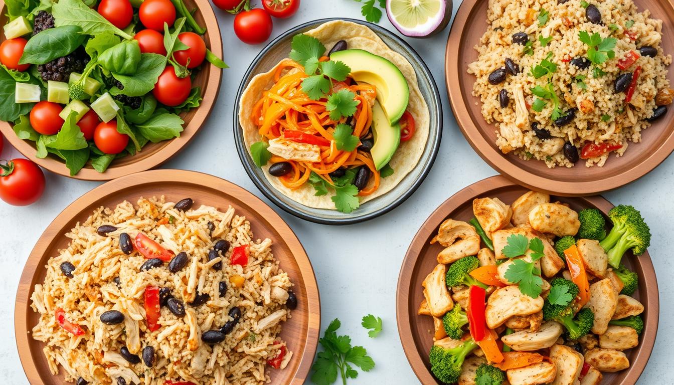 healthy shredded chicken recipes