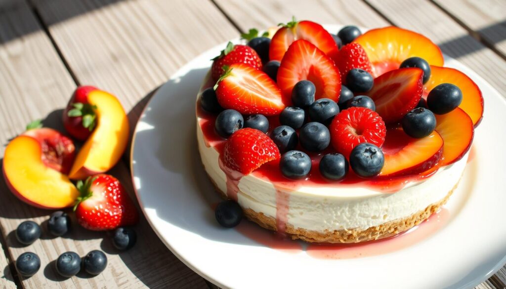 seasonal fruit cheesecake seasonal fruit cheesecake