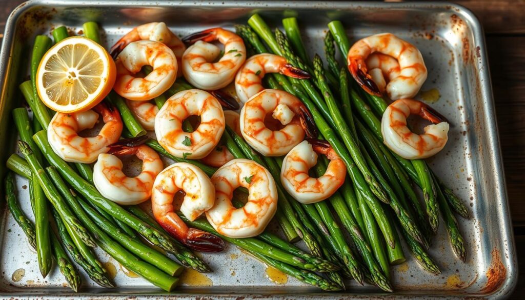 shrimp and asparagus shrimp and asparagus