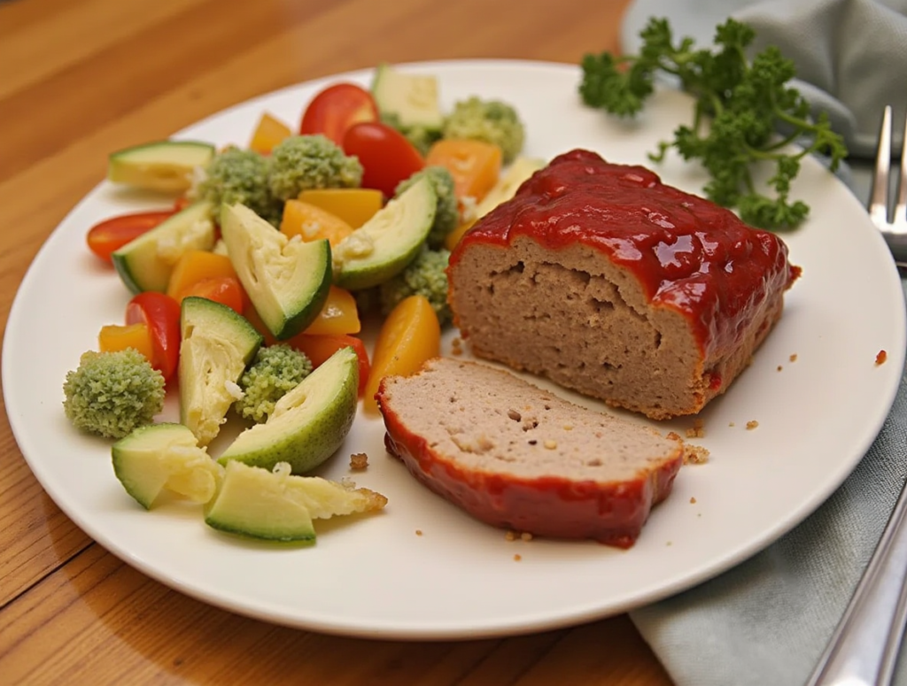 Healthy turkey meatloaf